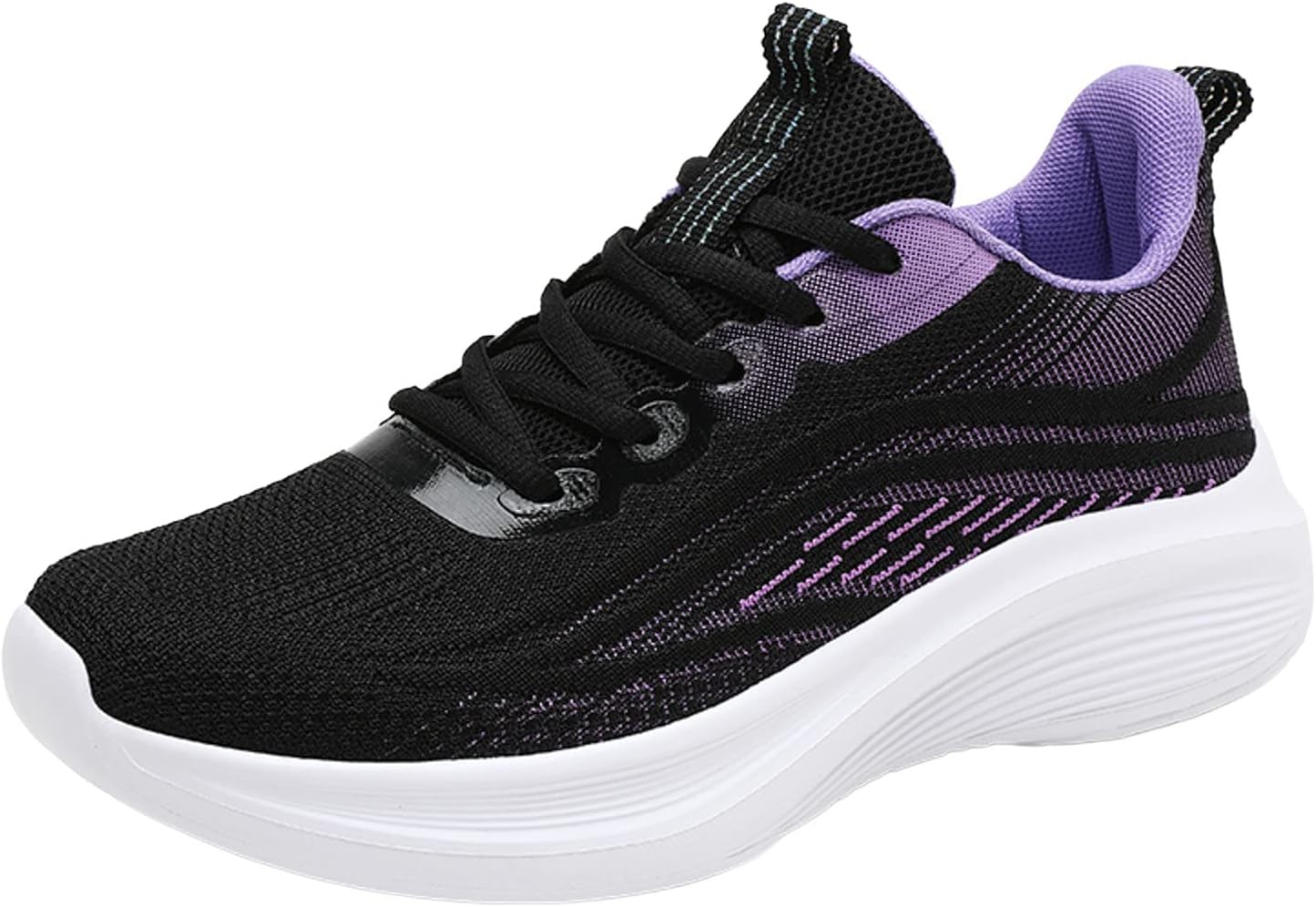 

Женские кроссовки модного градиентного цвета, летняя новая модель с сеткой, дышащие и удобные, повседневные мужские однотонные обувь Generic, фиолетовый