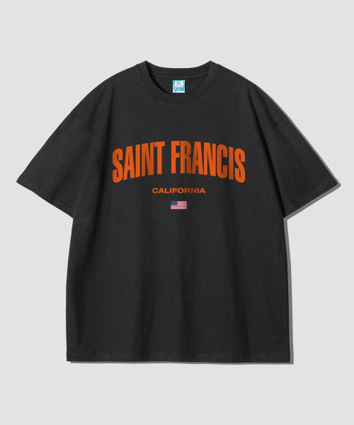 

Футболка с коротким рукавом свободного кроя, бренд Granfinny, цвет черный