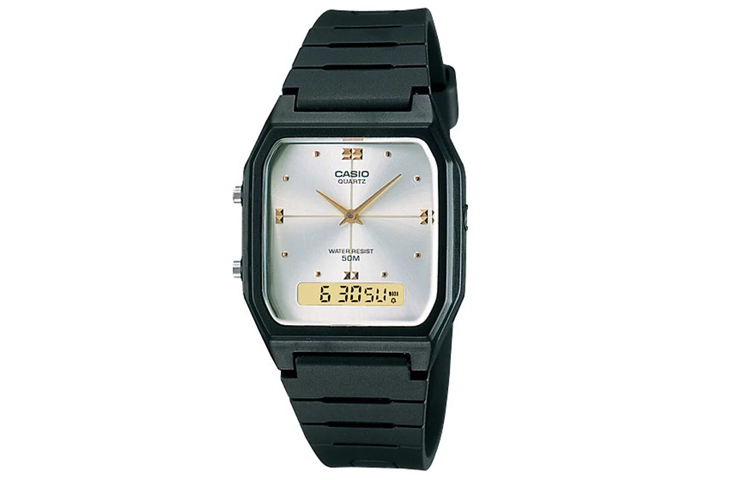 

Мужские молодежные белые часы AW-48HE-7A CASIO
