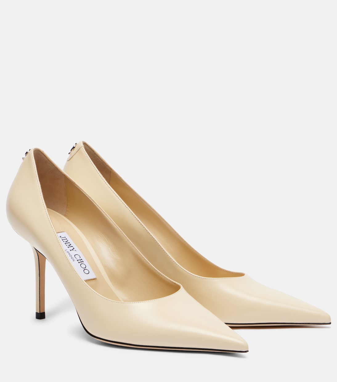 Любовь 85 кожаные лодочки Jimmy Choo, Buttermilk