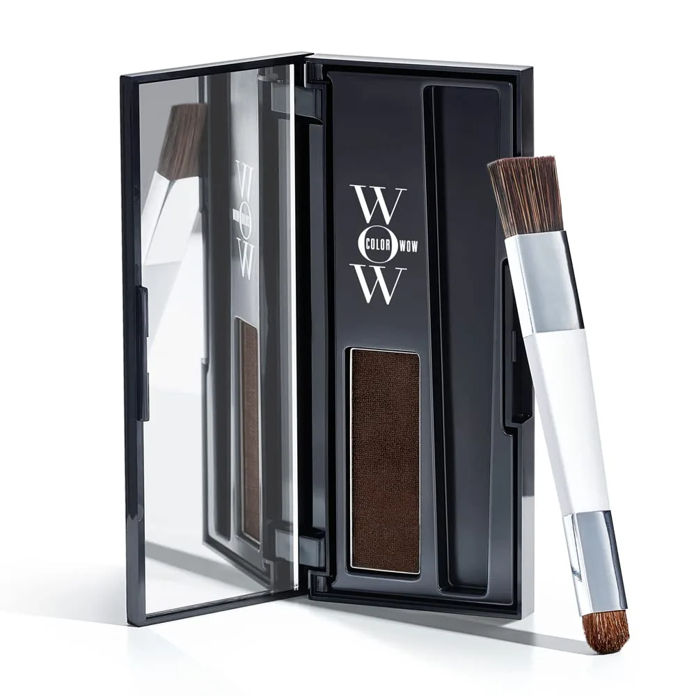 COLOR WOW Root Cover Up - Мгновенное закрашивание седины и подкрашивание | Водо- и потоустойчивое | Не оставляет следов | Удостоенная наград формула, Dark Brown