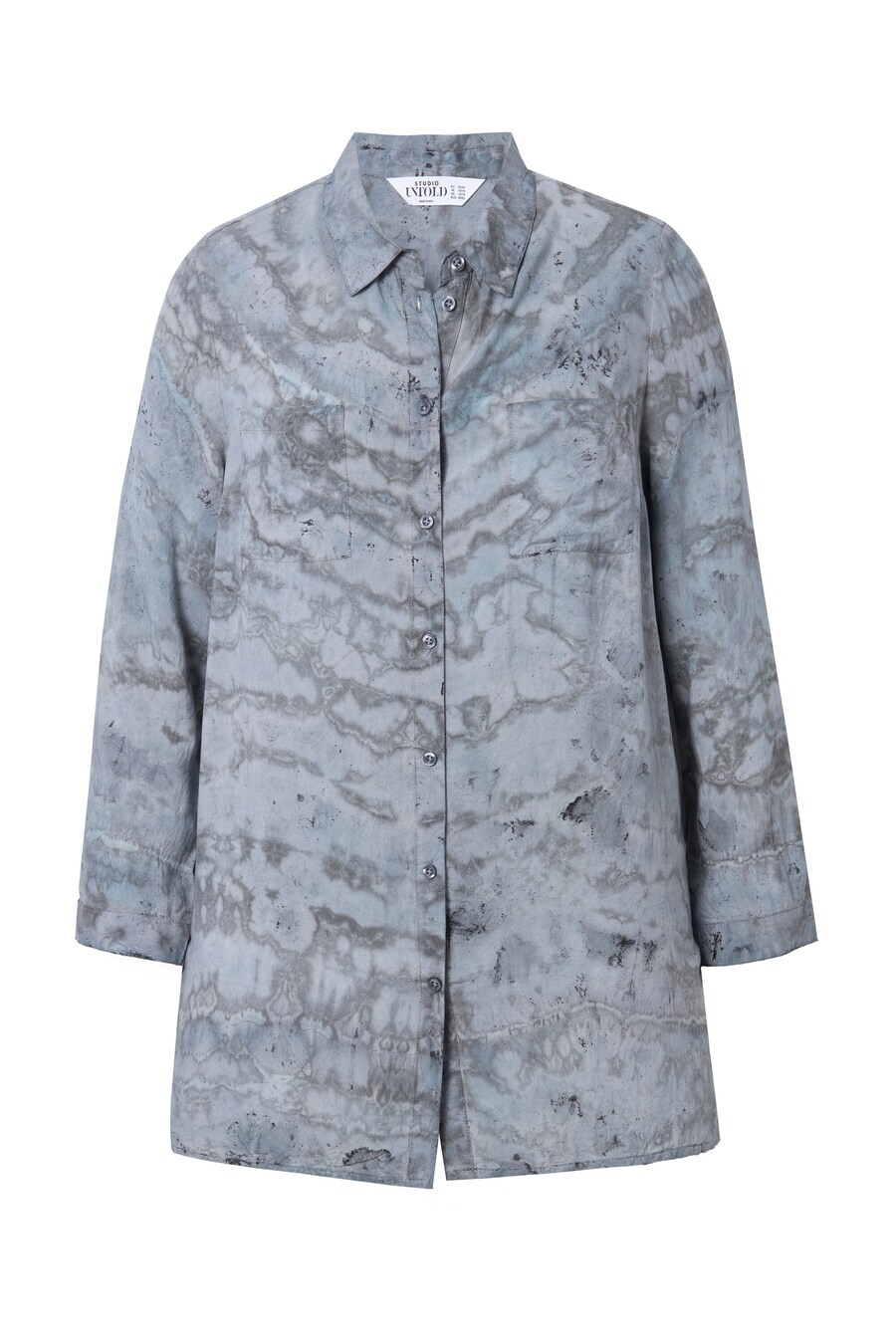

Длинная блузка Studio Untold Blouse, светло-синий