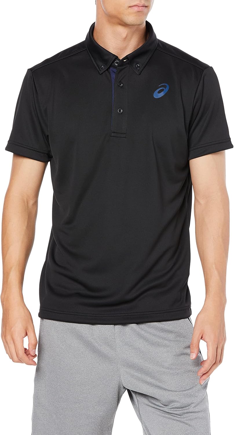 

Мужская тренировочная рубашка-поло ASICS 2031D704, черный