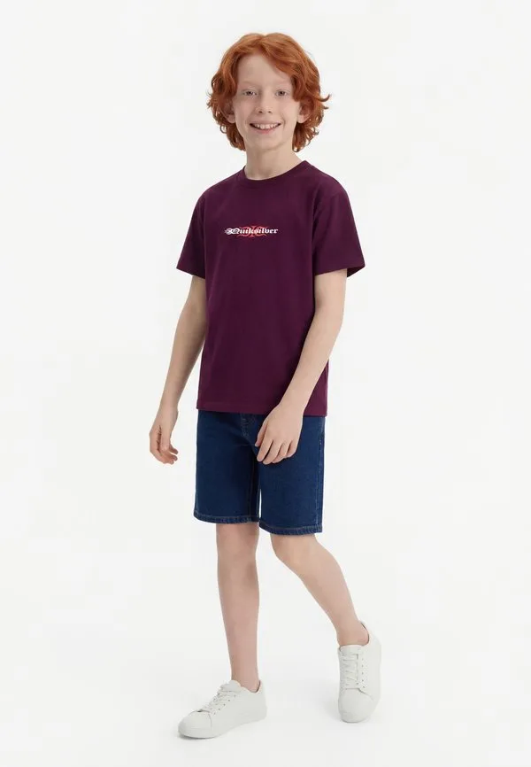Футболка с принтом «пылающая ртуть» Quiksilver, Potent Purple