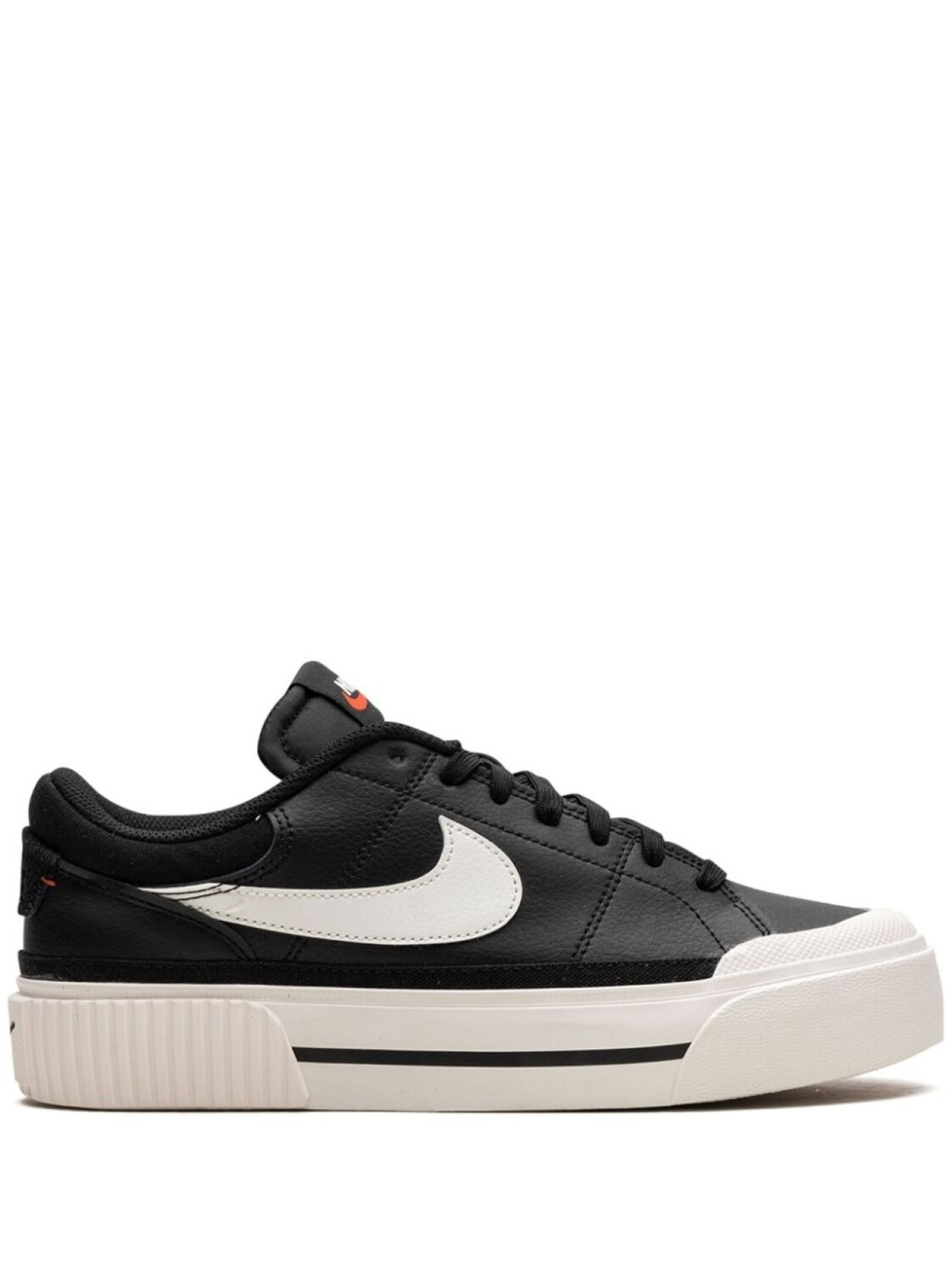 

Кроссовки Court Legacy Lift Black Sail Nike, черный