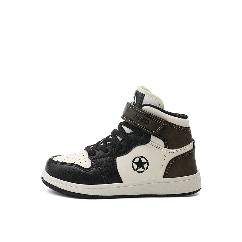 

Детские скейтерские кроссовки Kids' Jeep, черно-оранжевые