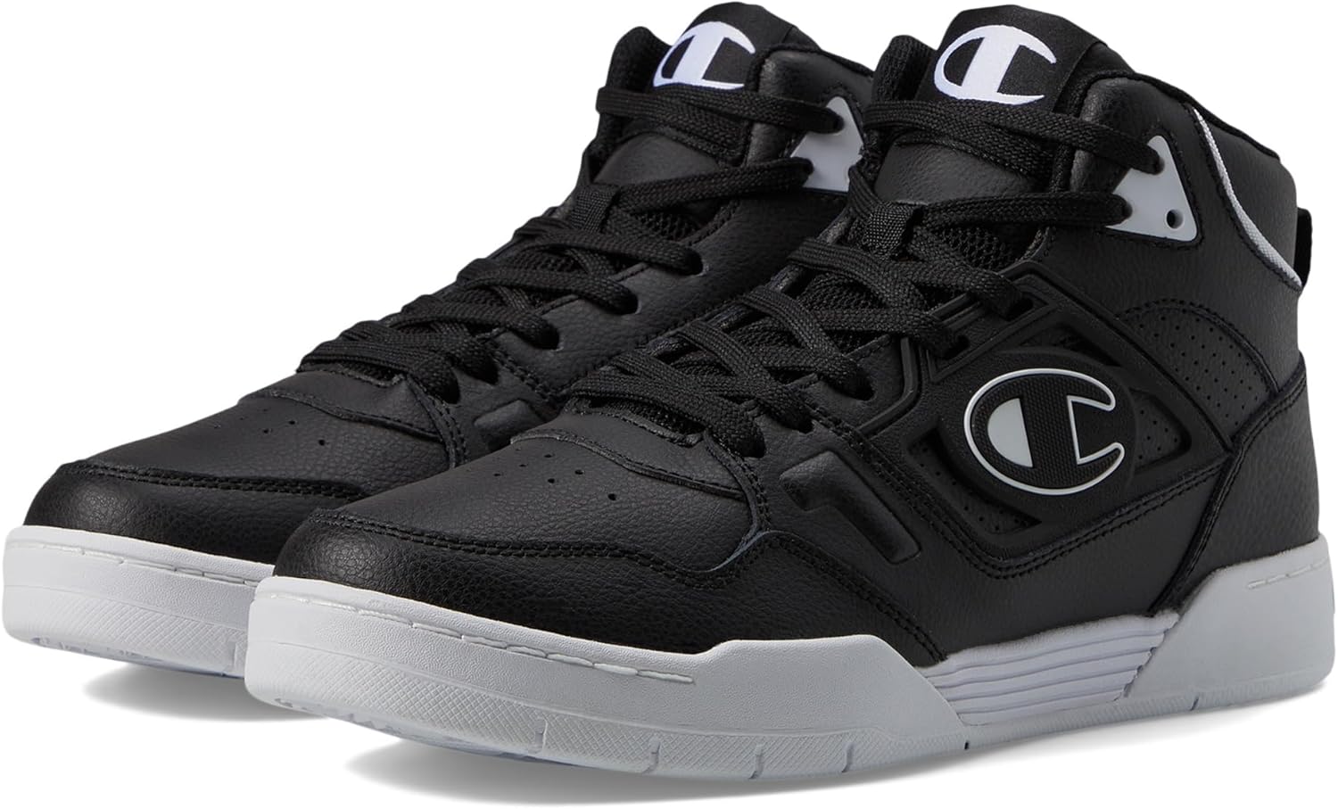 

Кроссовки Champion Mens 5 on 5 Hi, белый/черный