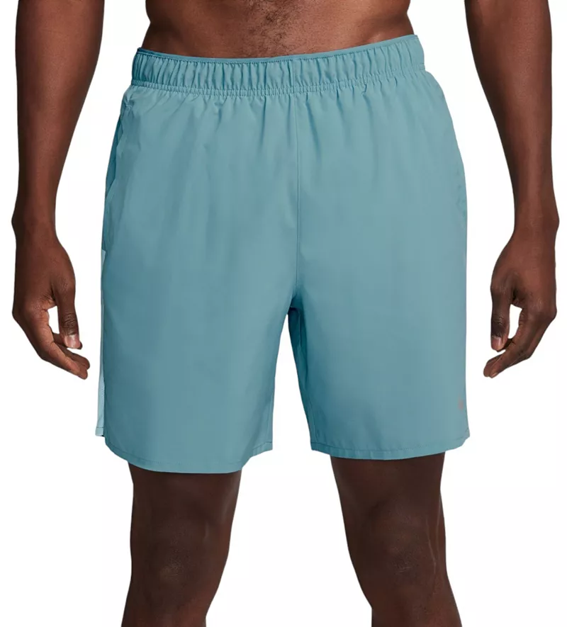 

Мужские универсальные шорты Nike Dri-FIT Challenger 7 дюймов с короткой подкладкой, цвет Denim Turq