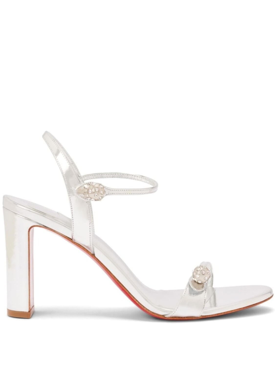 

Босоножки Atmospheria 85 Christian Louboutin, серебряный
