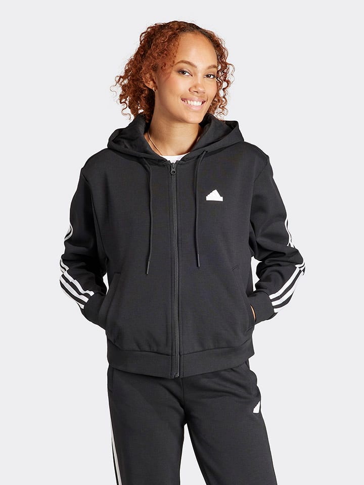 

Спортивная куртка adidas, черный/белый