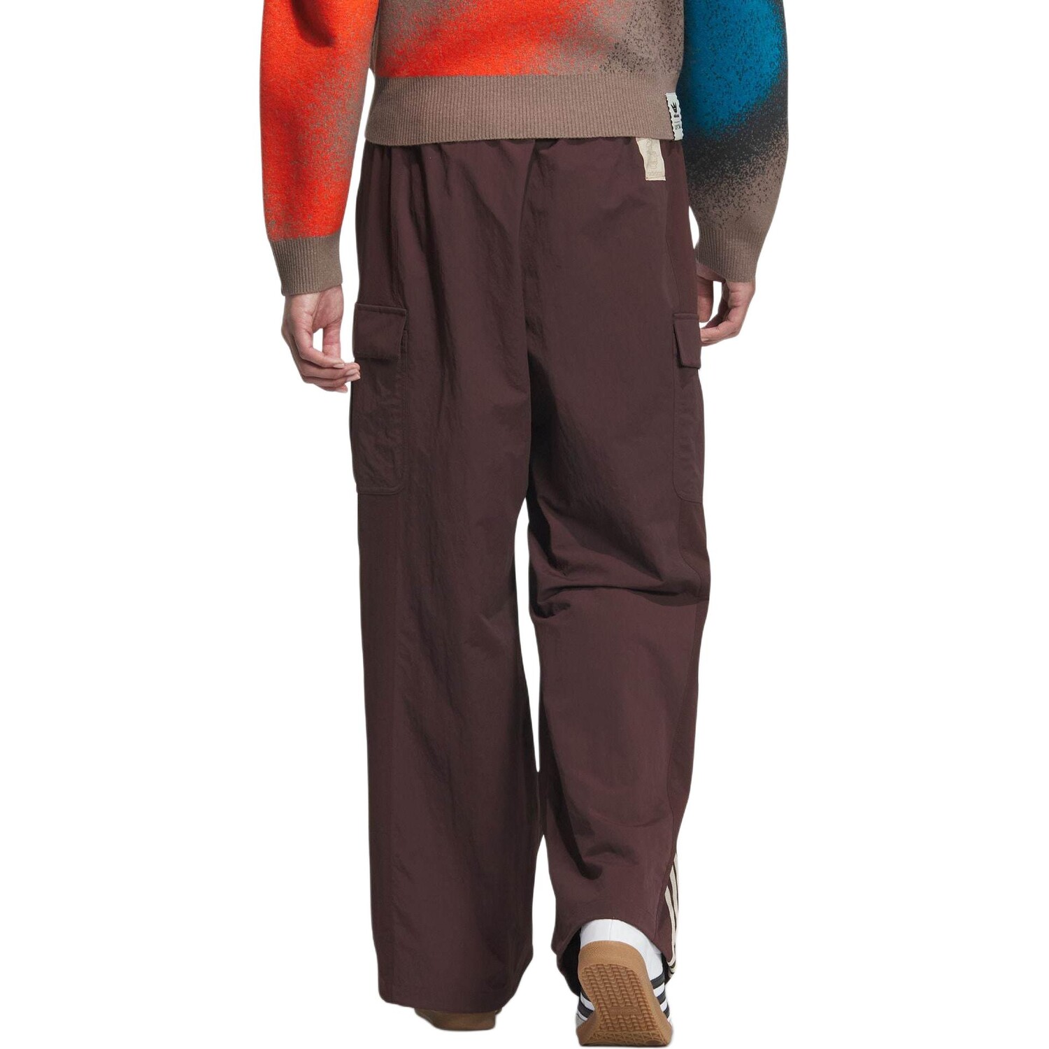 TOC TEA PANTS повседневные брюки мужские темно-коричневые Adidas Originals, коричневый — фото 3