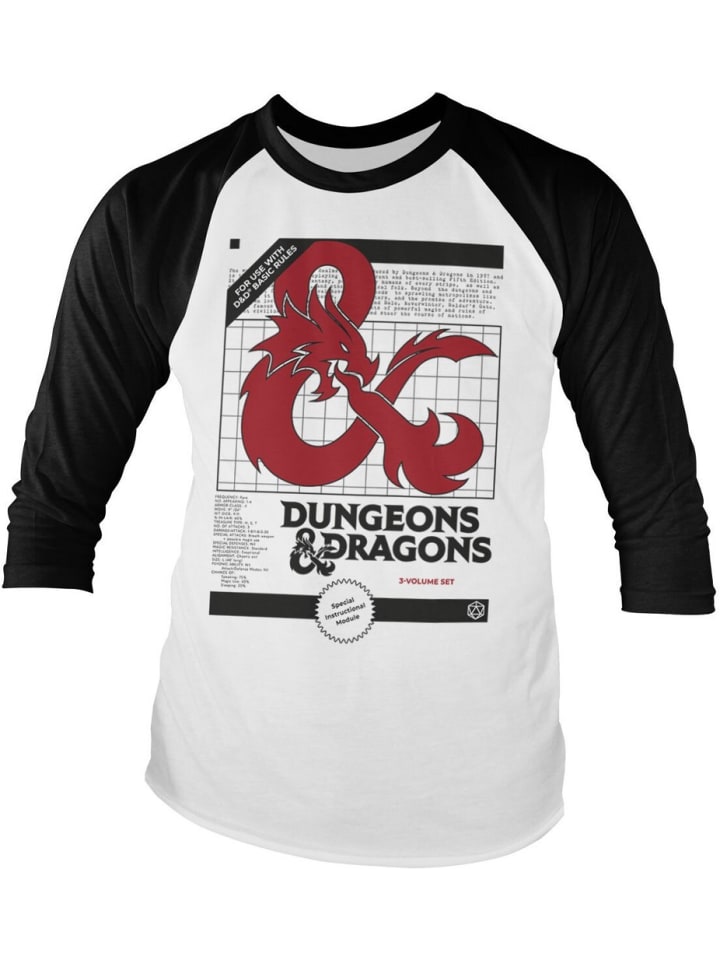 

Рубашка с длинным рукавом Dungeons And Dragons, белый