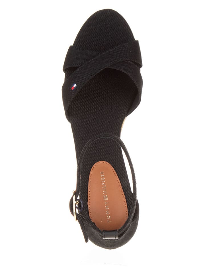 Сандалии на плоской подошве Tommy Hilfiger Shoes, черный — фото 4