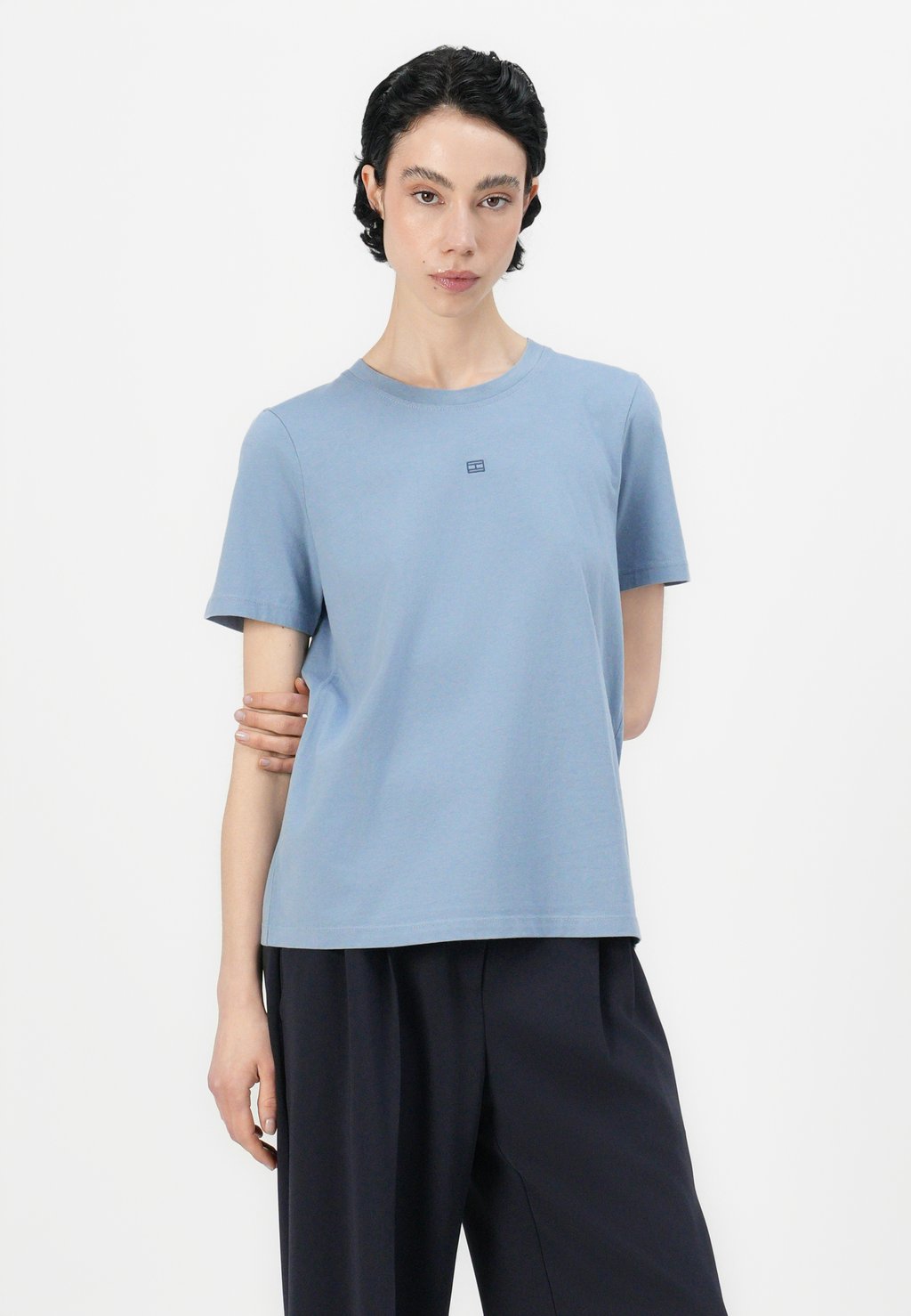 Базовая футболка FLAG TEE Tommy Hilfiger, синий — фото 4