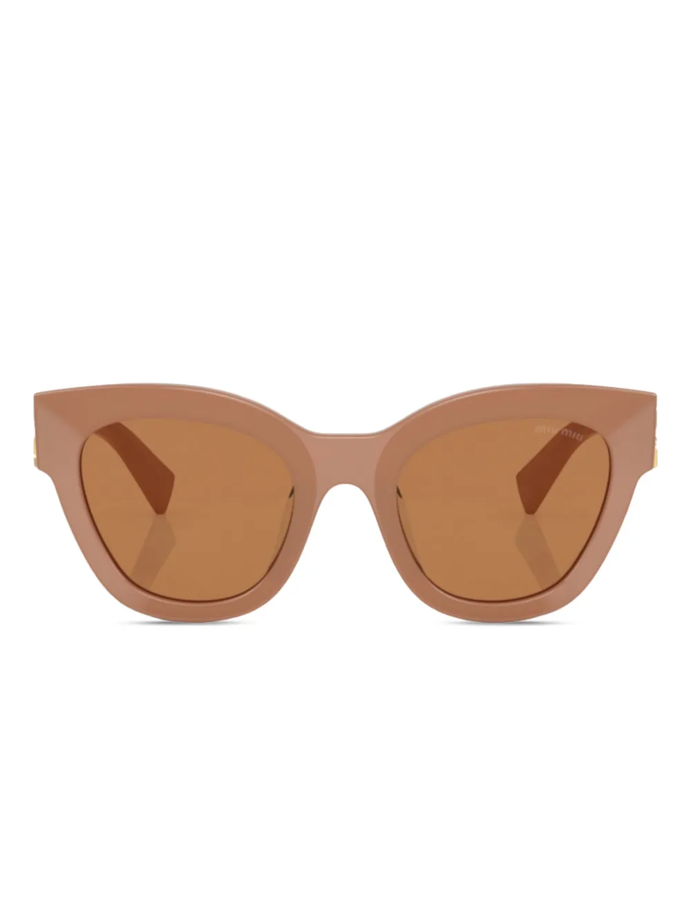 

Солнцезащитные очки в оправе 'кошачий глаз' Miu Miu, нейтральный