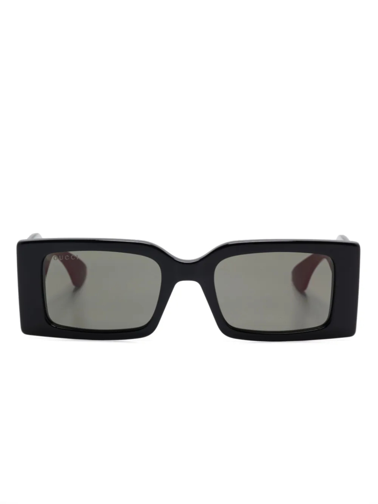 

Gucci Eyewear солнцезащитные очки в квадратной оправе, черный