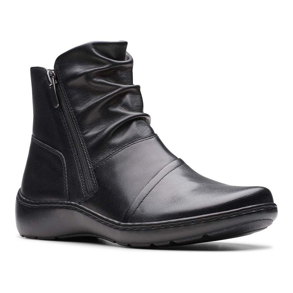 Женские ботильоны Clarks Cora Pace из кожи, черный