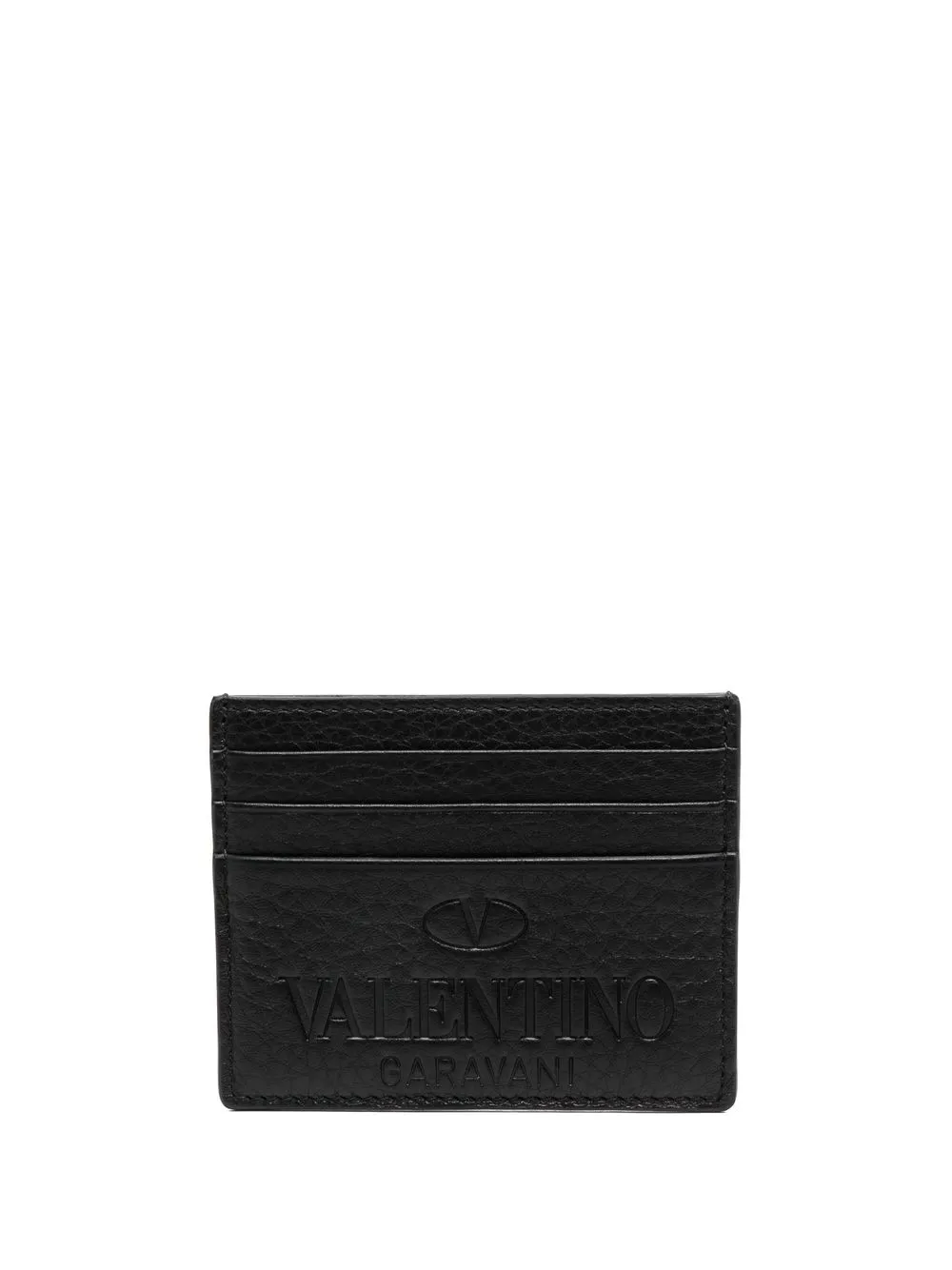 

Картхолдер с тисненым логотипом VALENTINO GARAVANI, черный