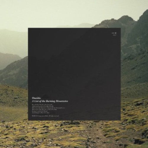 

Виниловая пластинка Oneida: A List Of The Burning Mountains