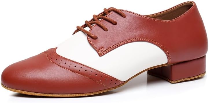 

Мужские латинские танцевальные туфли AOQUNFS, черная лакированная кожа, бальные туфли для танго и сальсы, модель 8010