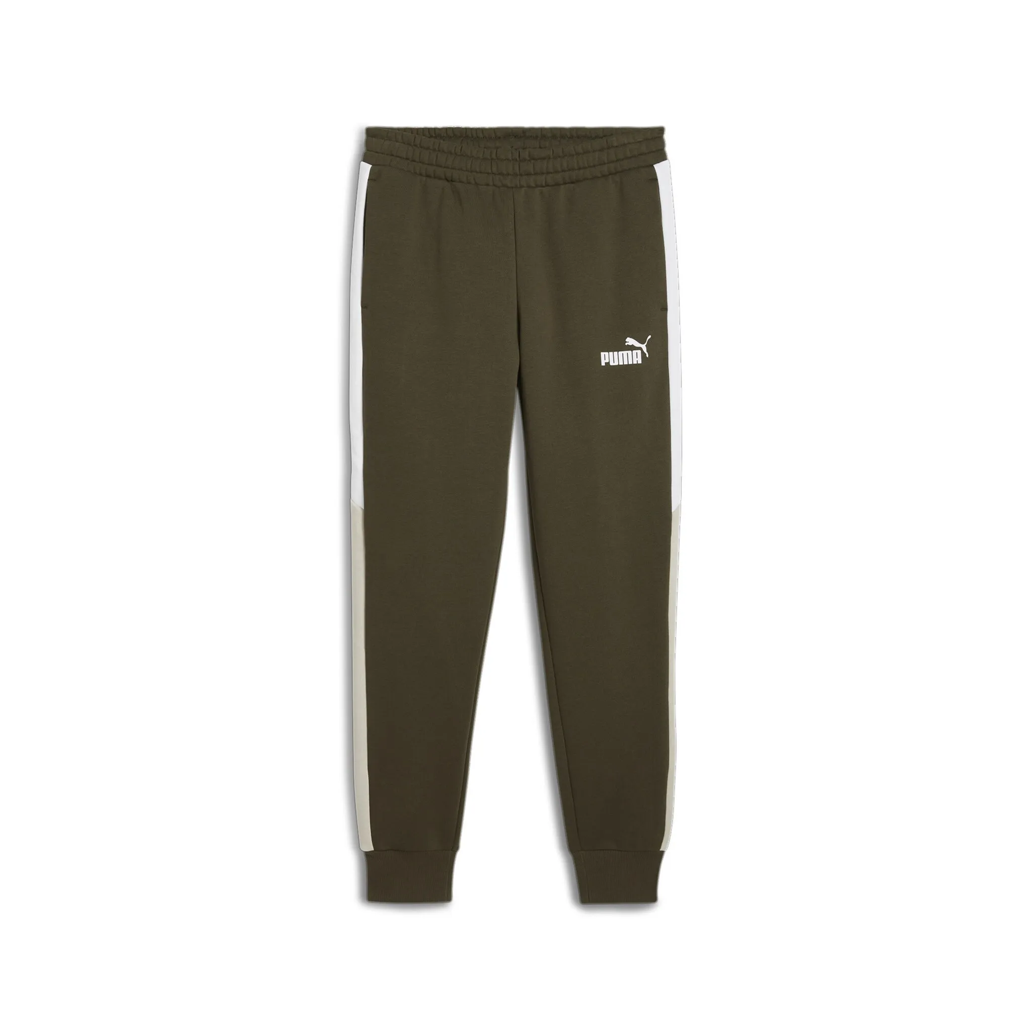 

Тренировочные брюки PUMA "POWER COLORBLOCK SWEATPANTS FL CL", оливковый