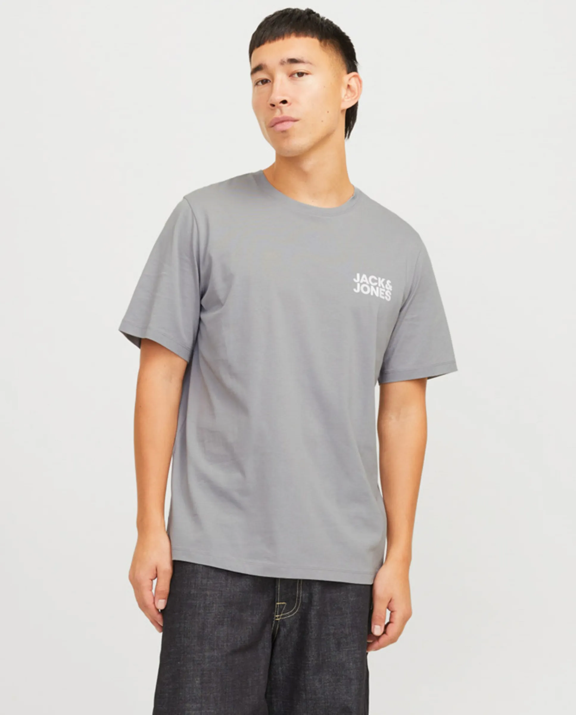 

Мужская футболка с коротким рукавом Jack & Jones, серый