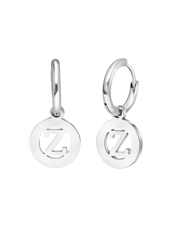 

Серьги в форме буквы Z, круглые Lucardi