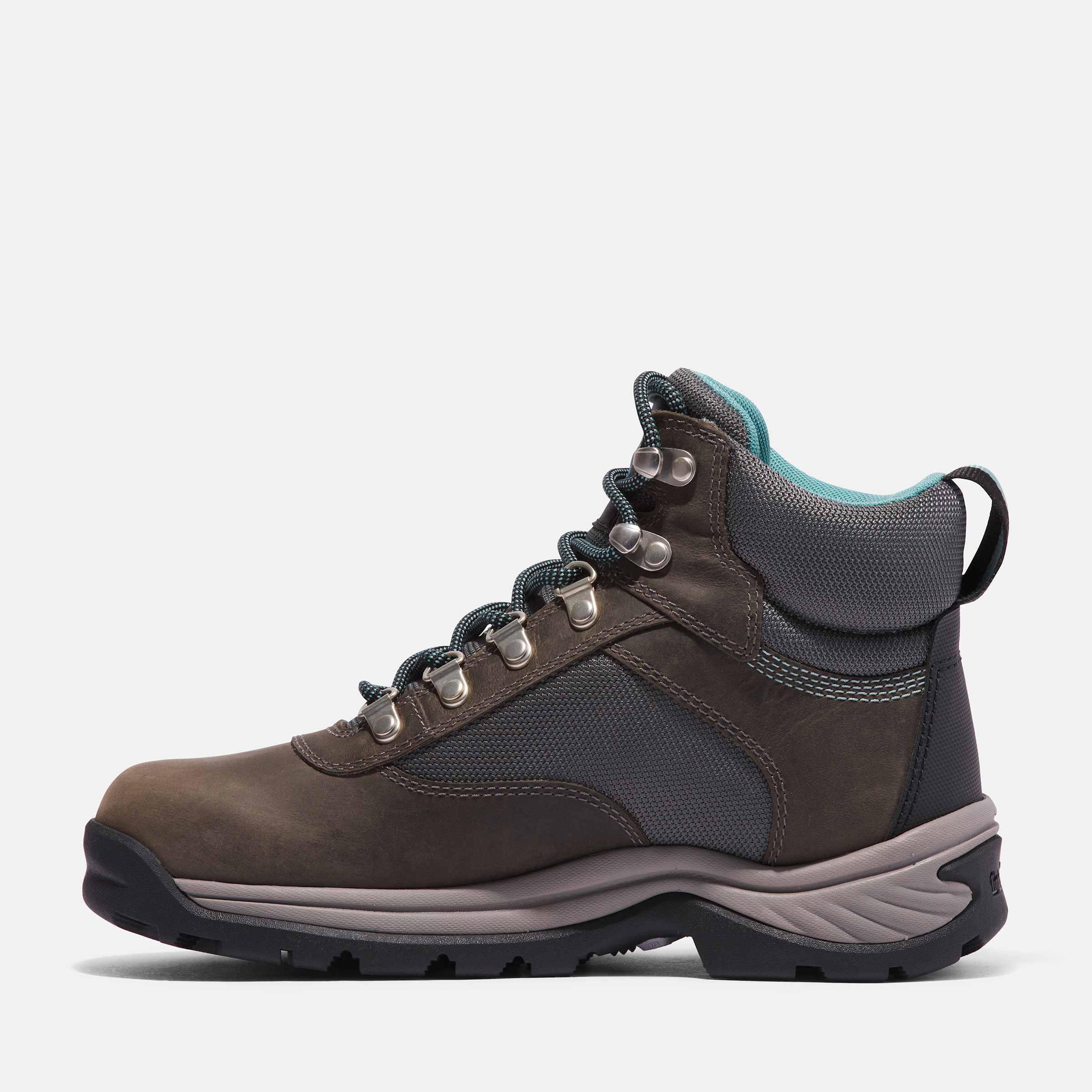 Женские белые водонепроницаемые треккинговые ботинки Lace-Up Mid Ledge Timberland — фото 2