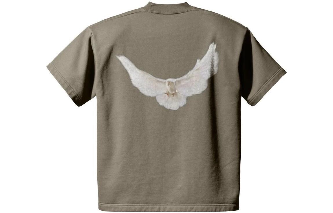 Футболка Yeezy Gap Engineered by Balenciaga Dove, коричневый — фото 2