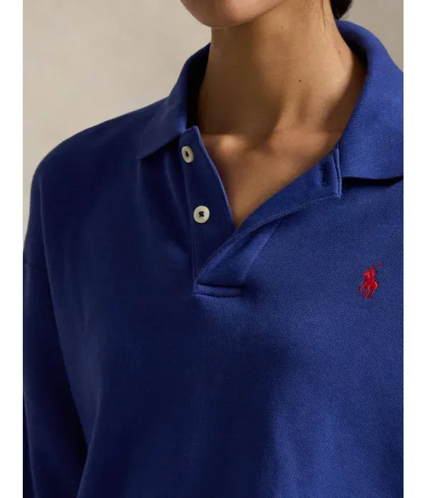 Полюс relaxed fit Polo Ralph Lauren, синий — фото 4