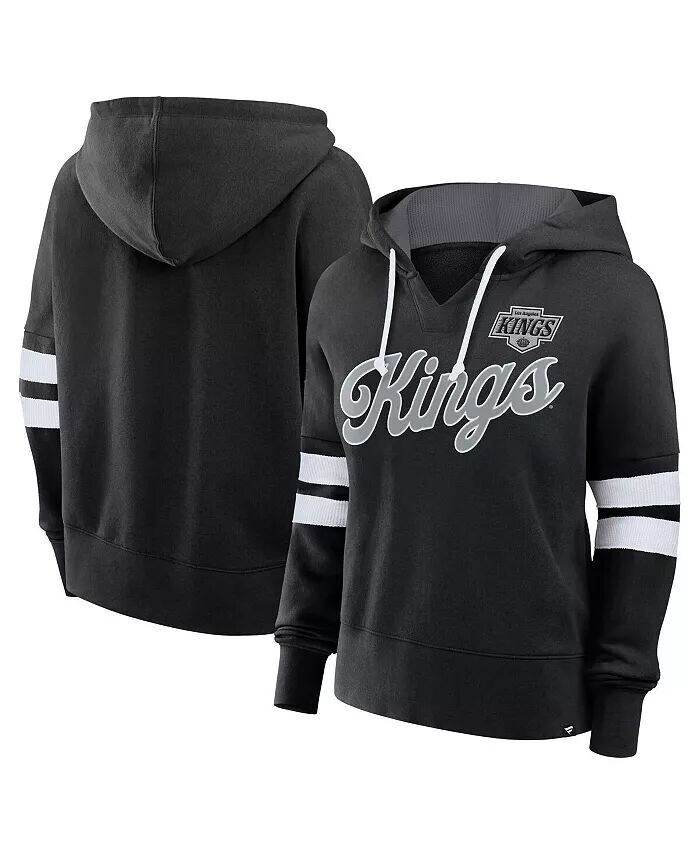 

Женская черная флисовая толстовка с капюшоном Los Angeles Kings Seize Fanatics
