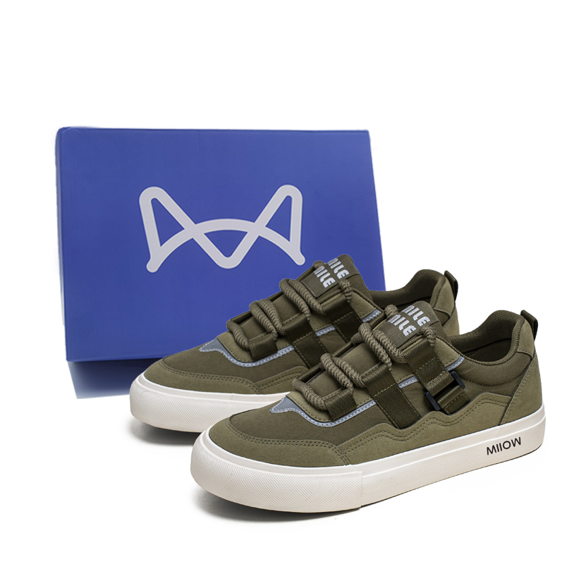 

Нескользящие износостойкие низкие мужские кроссовки MIIOW, Army Green[Box]