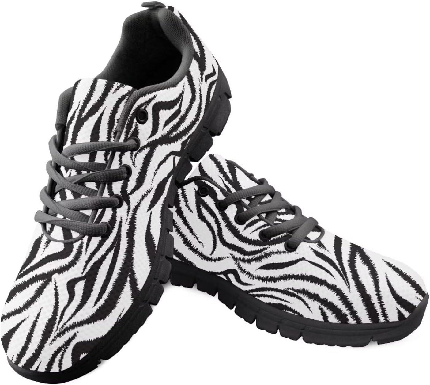 

Мужские удобные кроссовки для ходьбы PinUp Angel с забавным рисунком, дышащей сетчатой вставкой, белый/черный