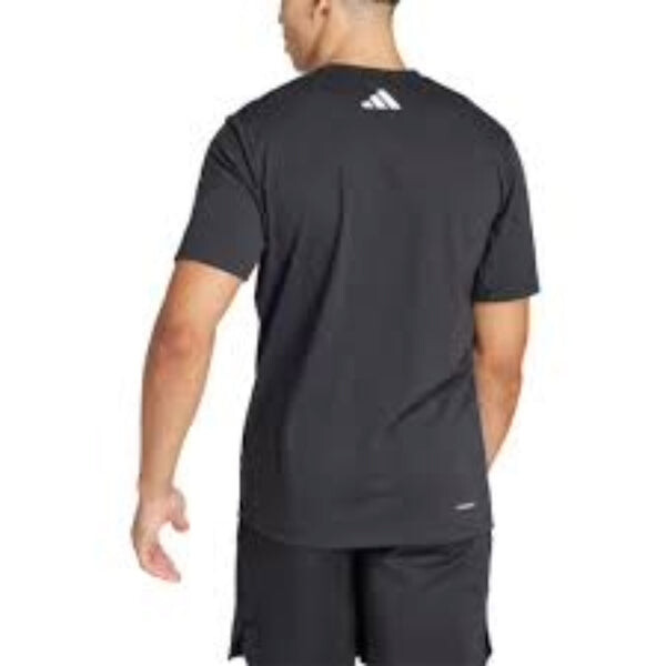 Футболка train essentials сезонные брендовые Футболка love camo размеры Азии Adidas, черный — фото 3