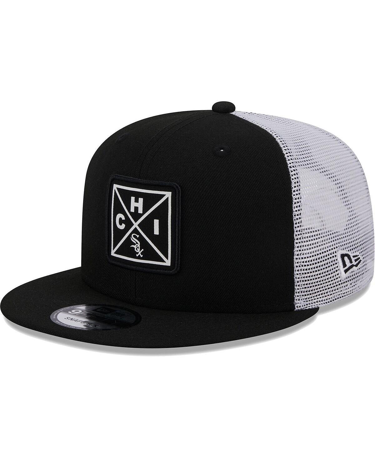 

Мужская черная кепка Chicago White Sox Vert Squared Trucker 9FIFTY New Era