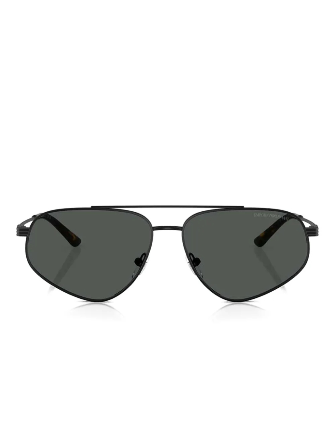

Солнцезащитные очки в геометрической оправе Emporio Armani, черный
