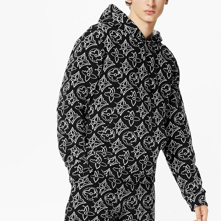 Толстовка мужская Nba x Louis Vuitton, черный / белый — фото 4