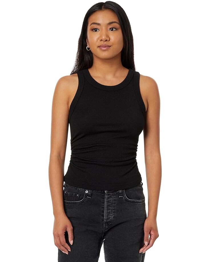 

Майка Michael Stars Ella Crop Tank, черный