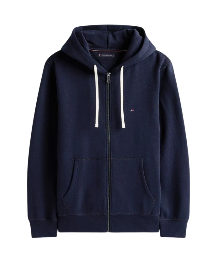 

Толстовка с капюшоном на молнии из флиса Tommy Hilfiger, синий