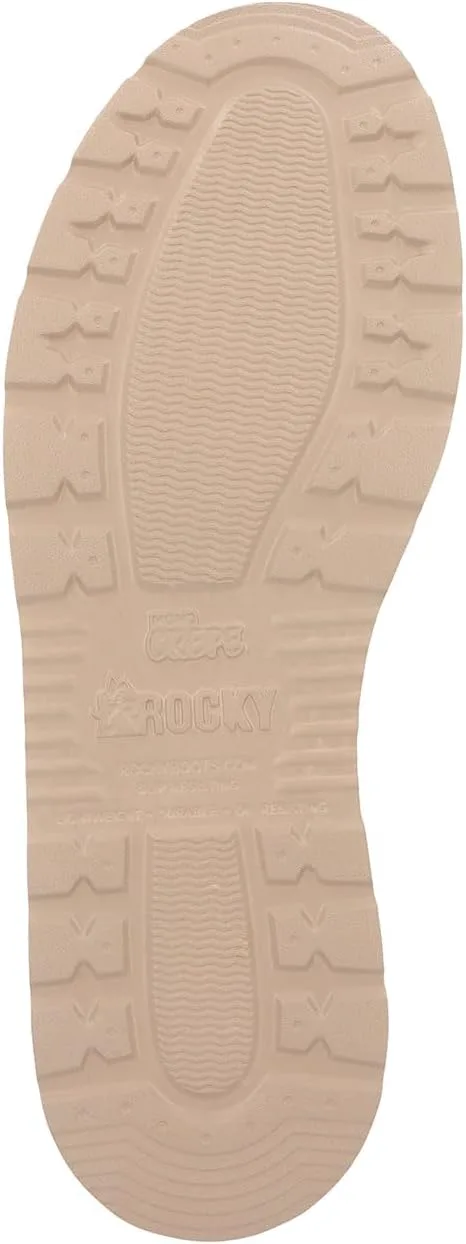 Водонепроницаемые рабочие ботинки ROCKY MonoCrepe на танкетке, коричневый — фото 3
