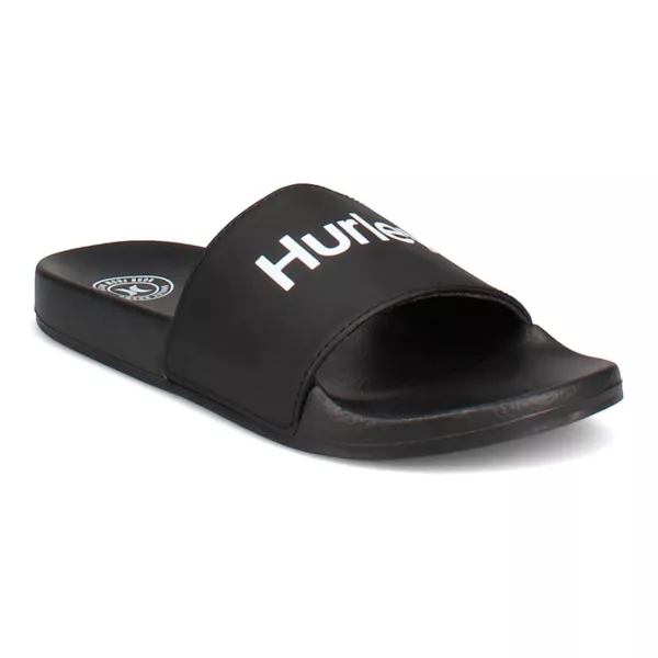 Женские спортивные сандалии-слайды Surfslide Hurley, цвет blk wht