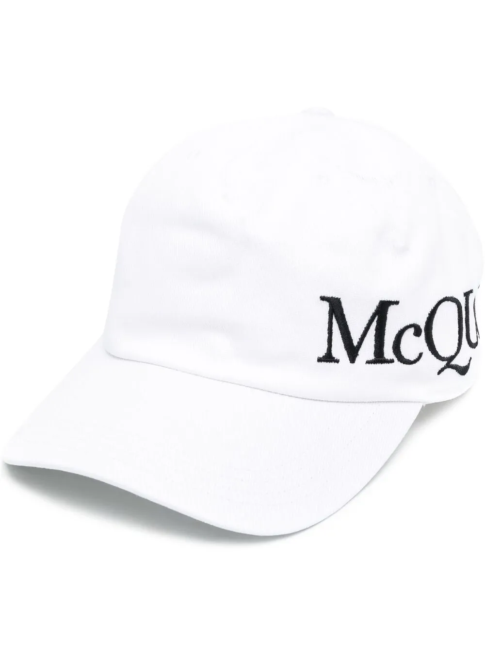 

Бейсболка с вышитым логотипом Alexander McQueen, белый