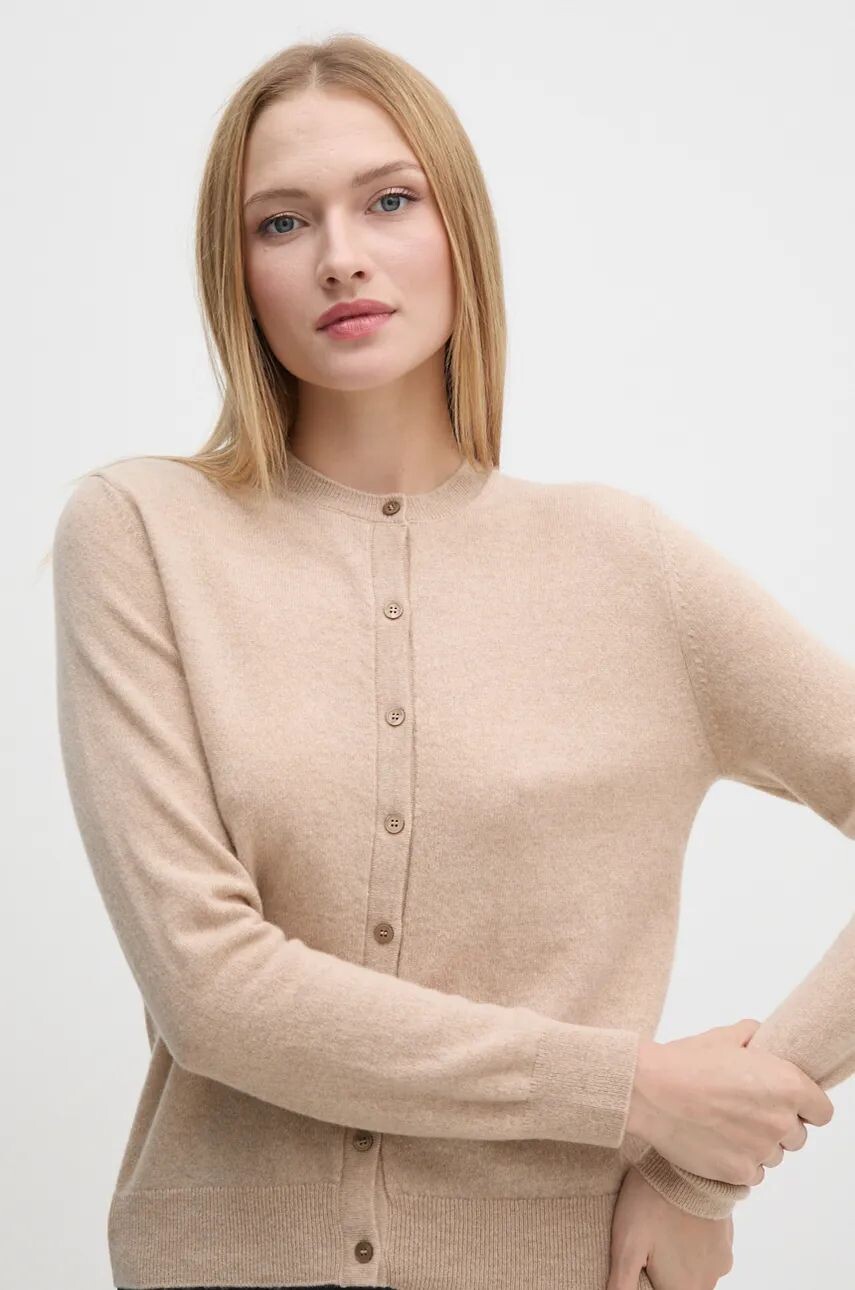 

Кашемировый кардиган United Colors of Benetton, бежевый