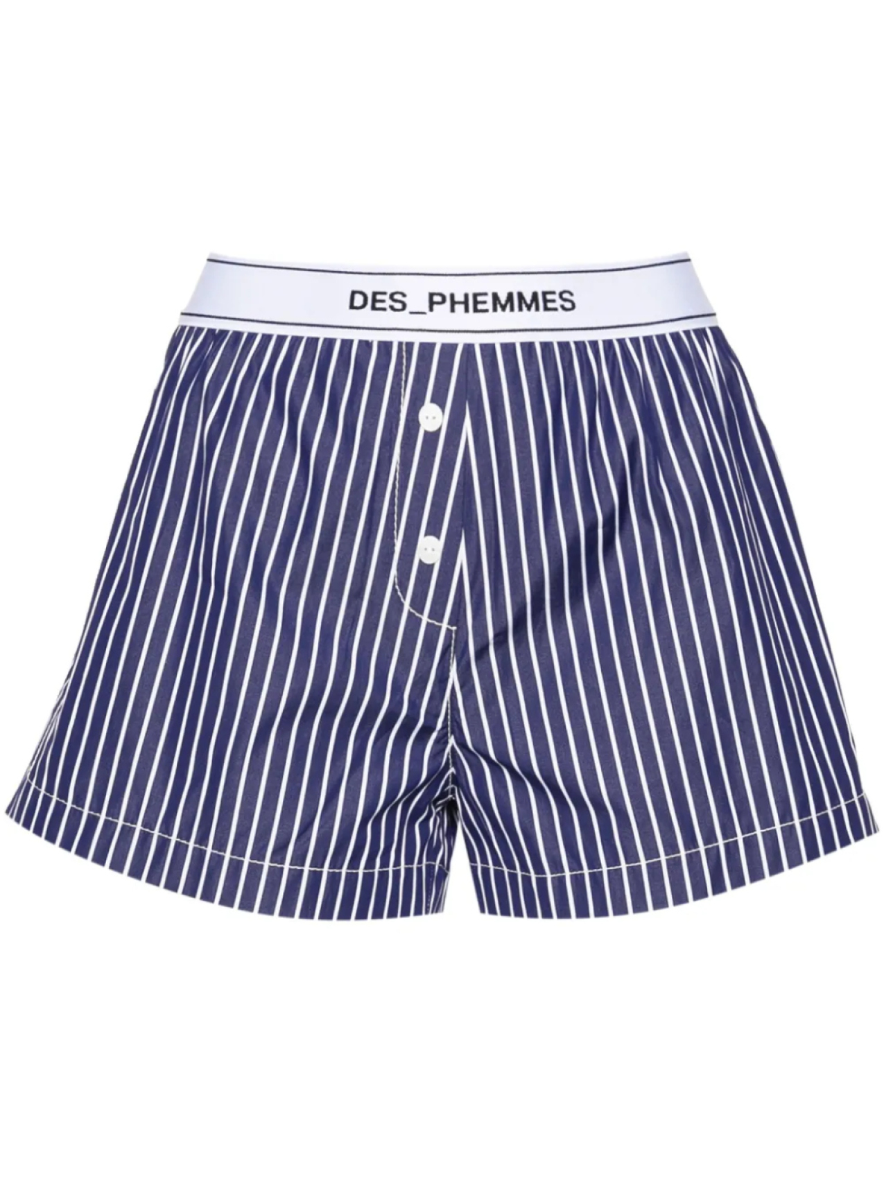 

DES PHEMMES шорты Sporty в полоску, синий