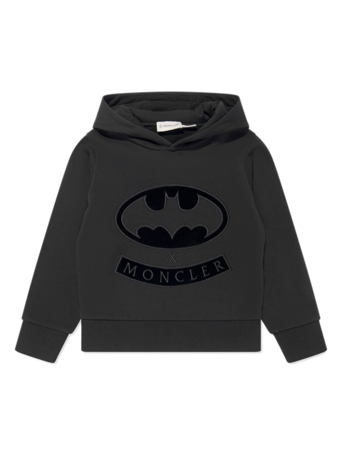 

Толстовка с капюшоном Moncler Enfant Batman с мотивом, черный