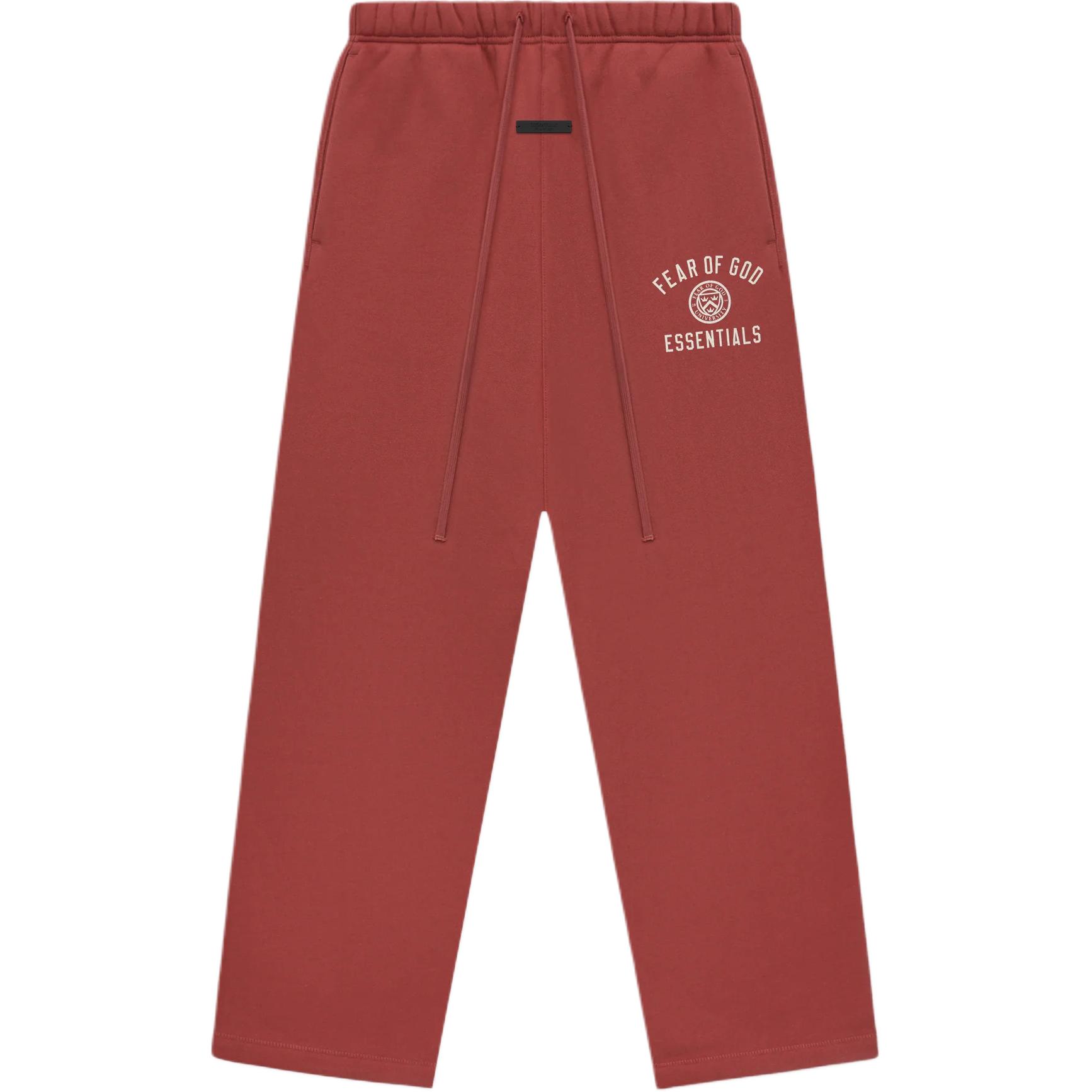 

Футболка с принтом логотипа Fear Of God Essentials, Crimson Glow