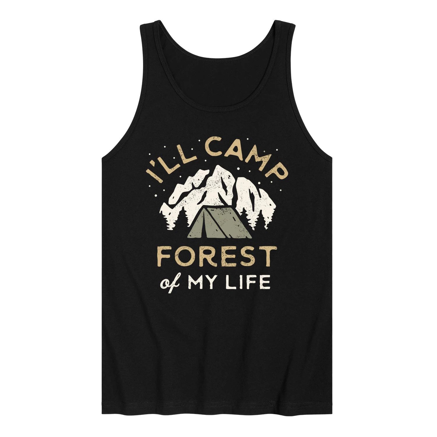 

Мужская майка I'll Camp Forest My Life Tank Licensed Character