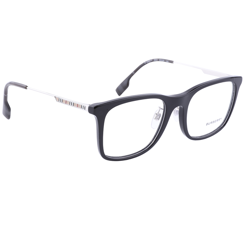 

Пластиковая оправа квадратной формы для очков унисекс черного цвета Burberry, черный