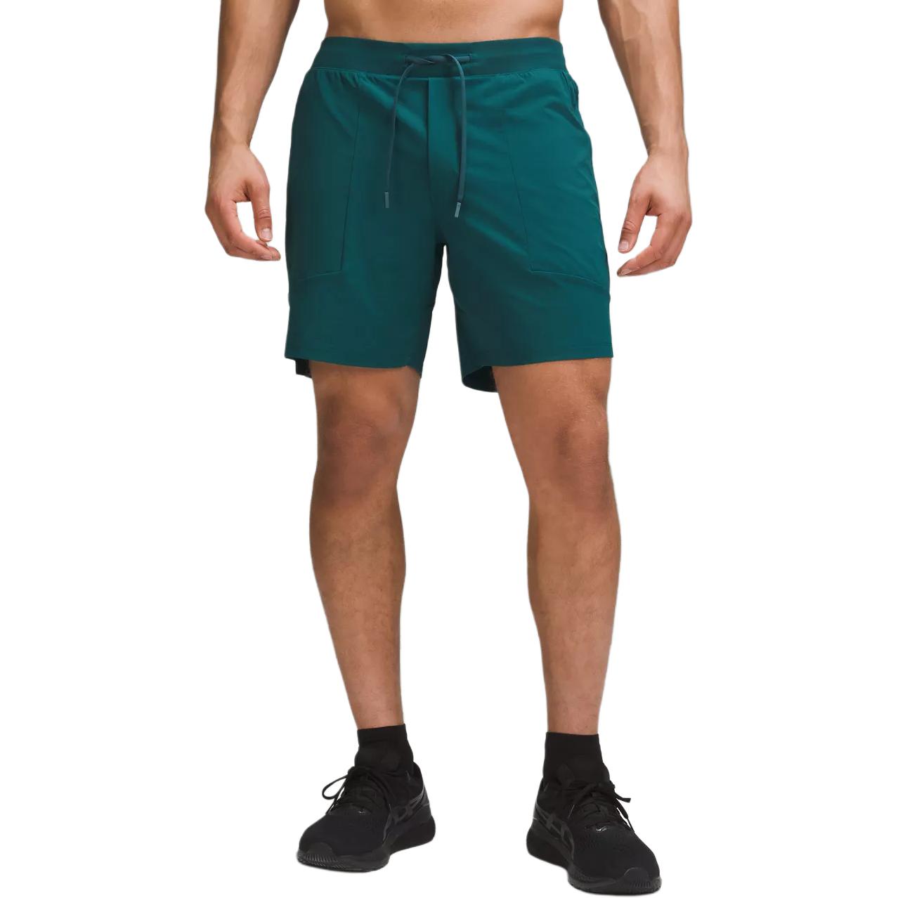 

Лицензия на тренировку Спортивные шорты мужские Lululemon, Storm Teal/Storm Teal