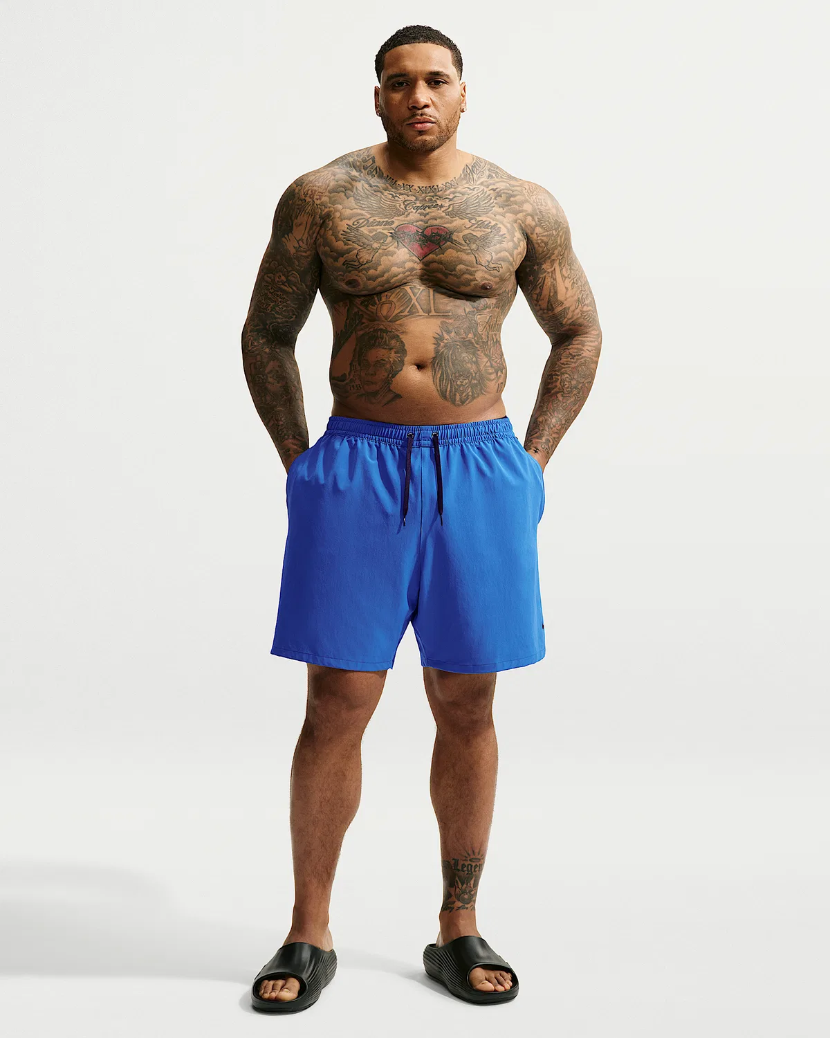 Мужские плавки Nike Swim Contend Essential 7" с подкладкой (Big & Tall), Game Royal